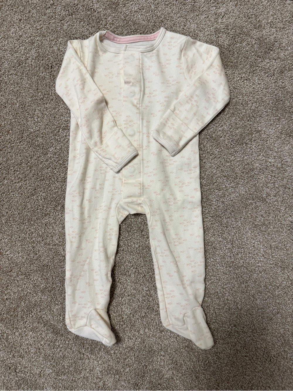 Magnetic Me White with Pink Fish 3-6m NWOT